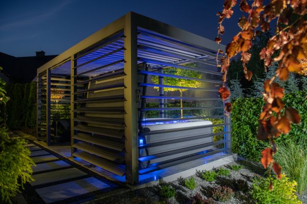 Hot Tub Gazebo Installation